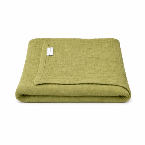 Müslin Çok Amaçlı Örtü 120x120 - Haki