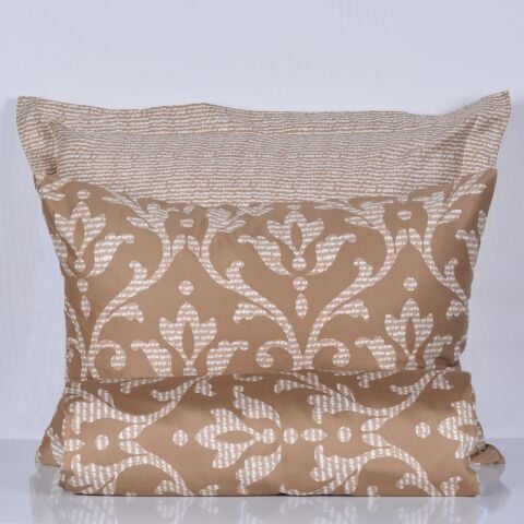 %100 Pamuk Saten Carol  Nevresim Takımı Rose - Çift Kişilik - Fitted Çarşaf