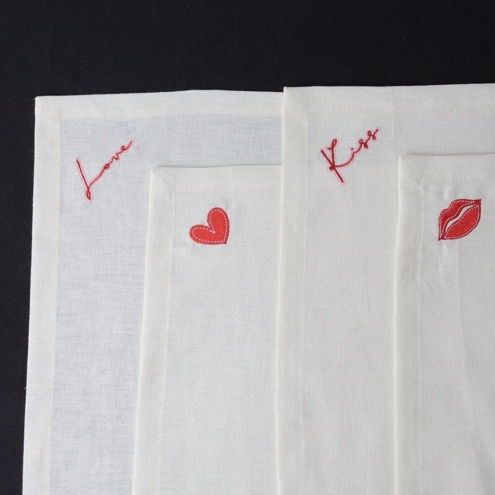 Valentine Mix 4’Lü Peçete Ekru